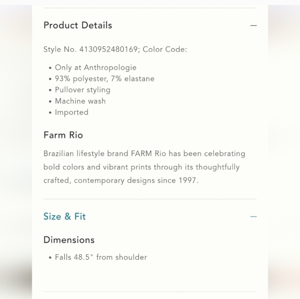 Farm Rio Dress - Picture 9 of 10